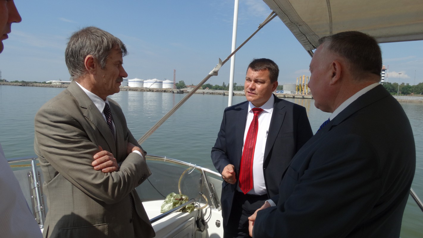 Рустем Гильманшин встретился с руководством Клайпедского морского порта.